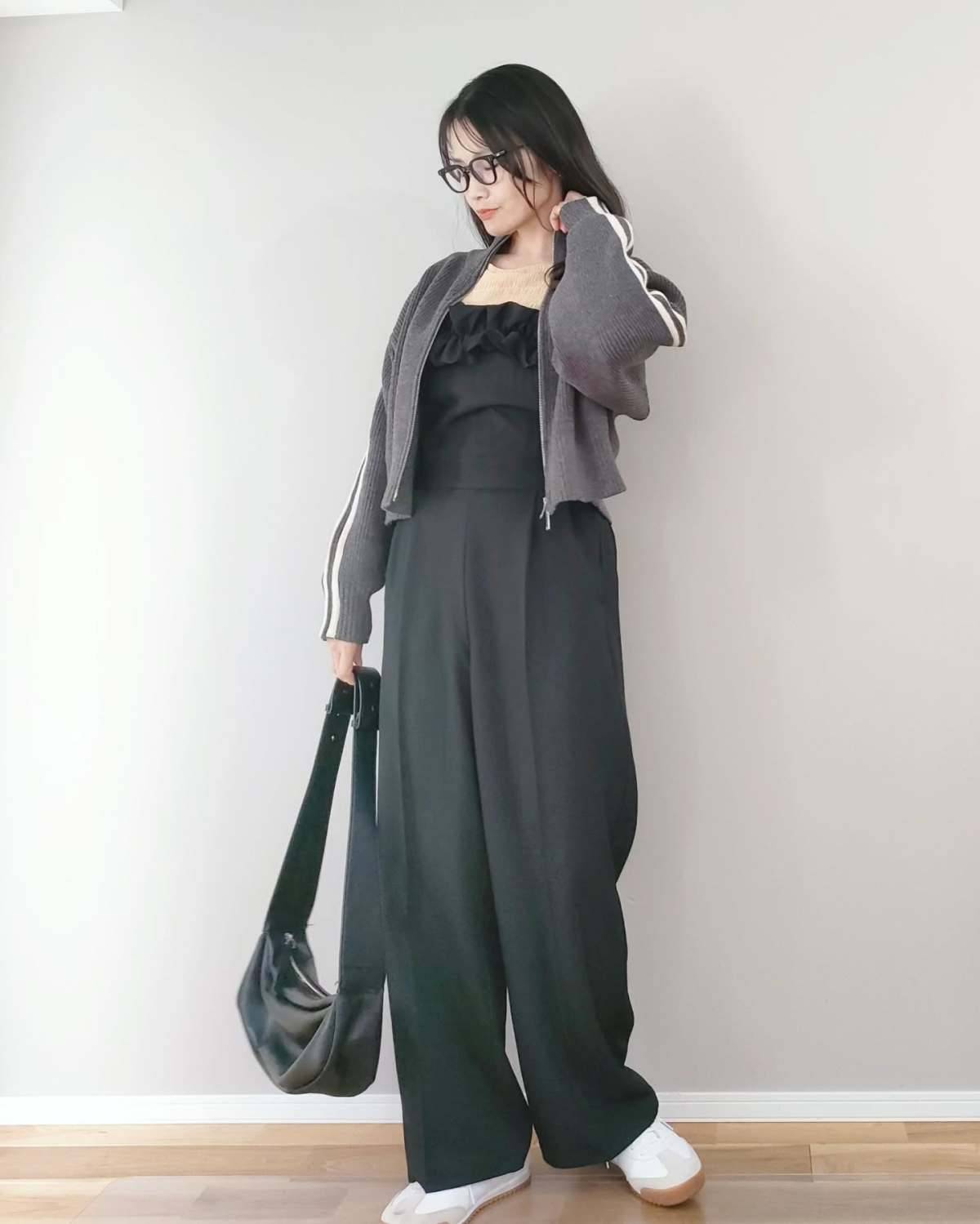 スポーツテイストの着こなしが◎