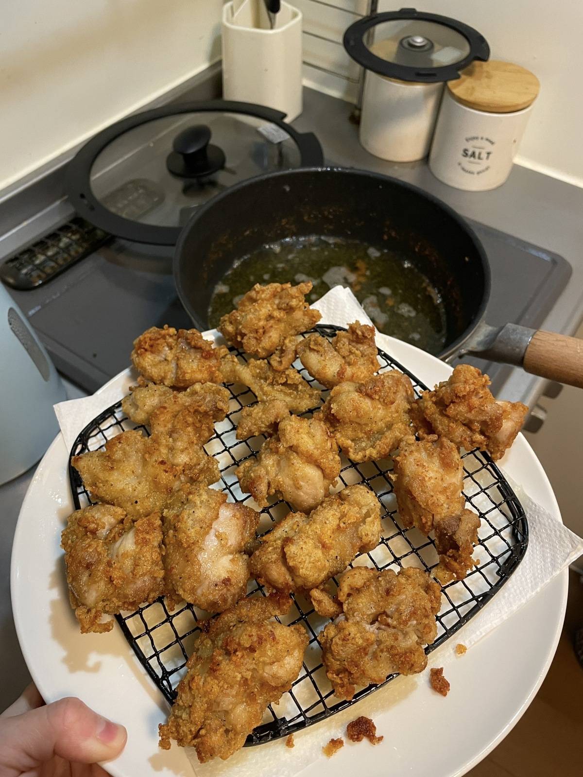 カルディのフライドチキンの素を使った唐揚げ