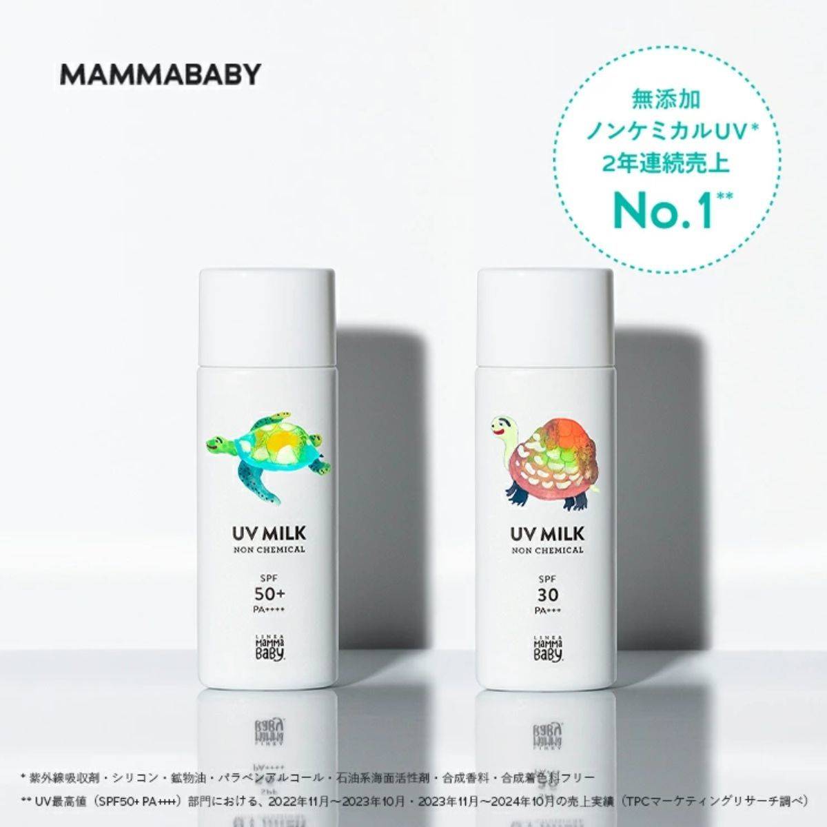 ママベビー ノンケミカルUVミルク SPF50+ PA++++ / SPF30 PA+++ 50mL