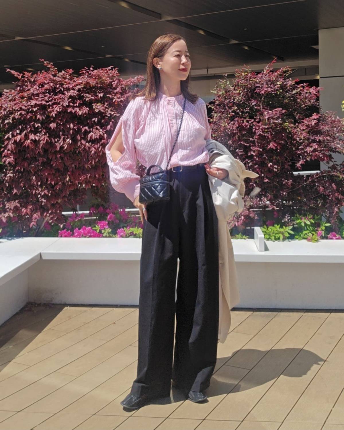 ピンク×黒の色合わせが◎