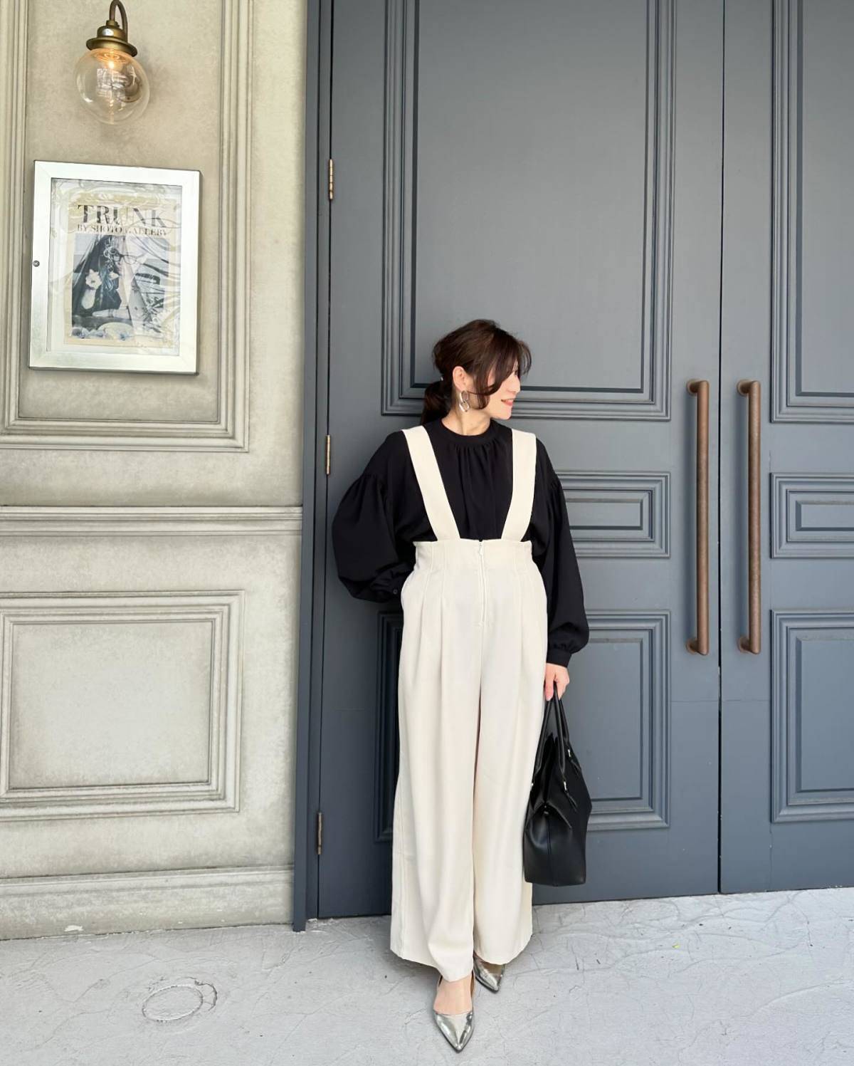 サロペットを合わせる♪