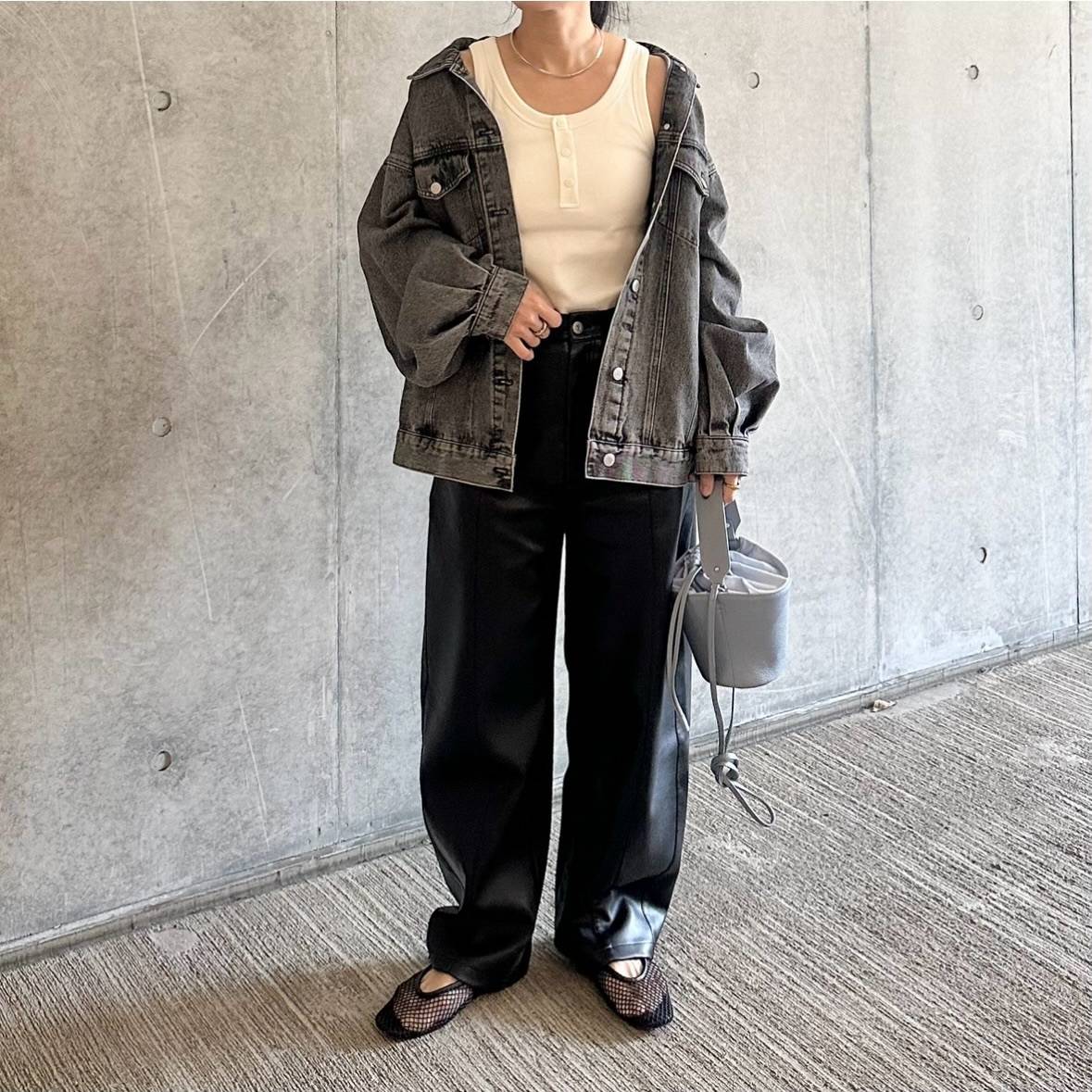 デニムジャケットはオーバーサイズが◎