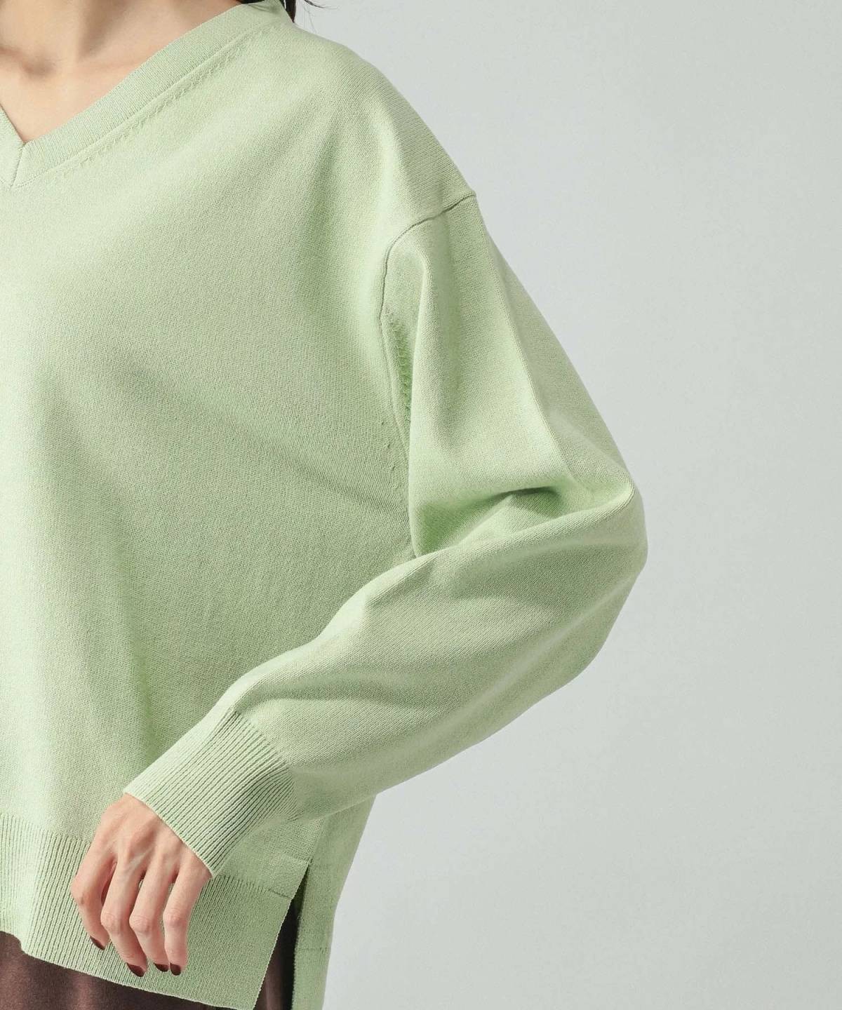 GLOBAL WORK ドライタッチVネックプルオーバー