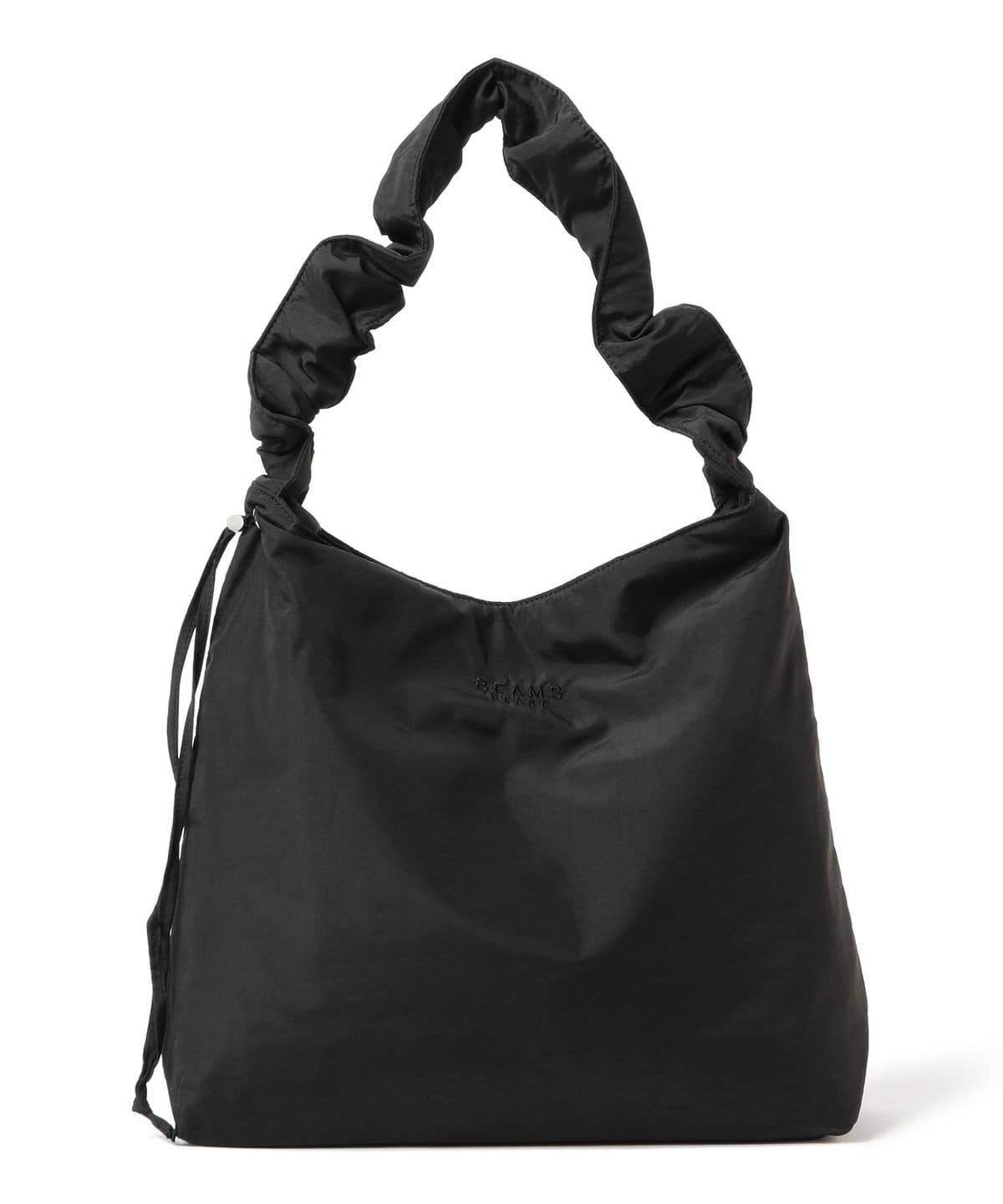 ギャザー ハンドル トートバッグ