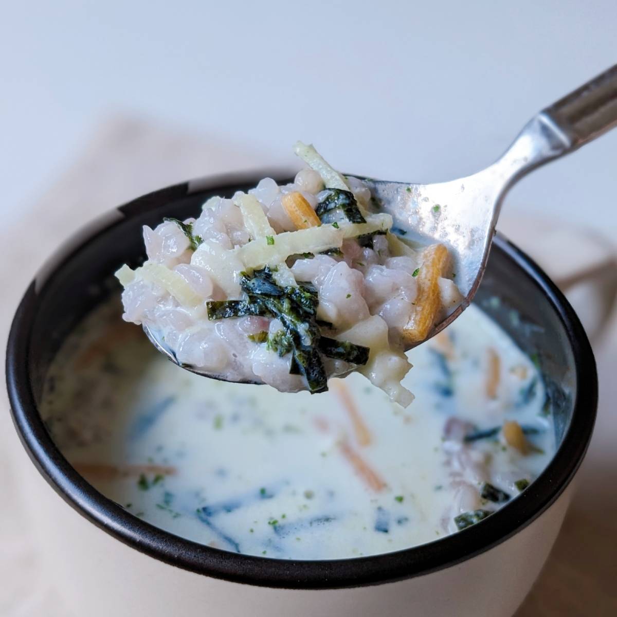 永谷園公式の「生姜ミルク茶づけ」のレシピ