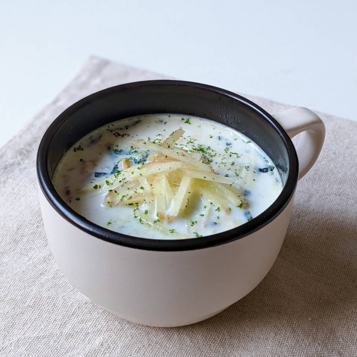 永谷園公式の「生姜ミルク茶づけ」のレシピ