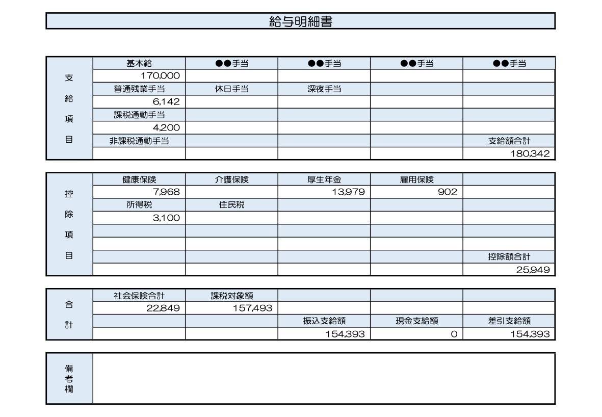 社労士事務明細