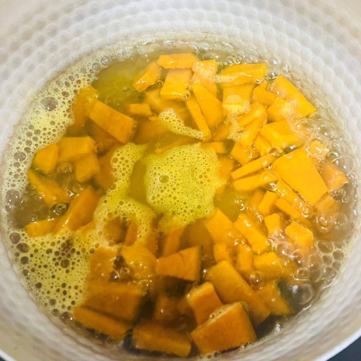 JAグループ公式の「岩手県「かぼちゃ粥」ＪＡおおふなと女性部　下矢作支部」のレシピ