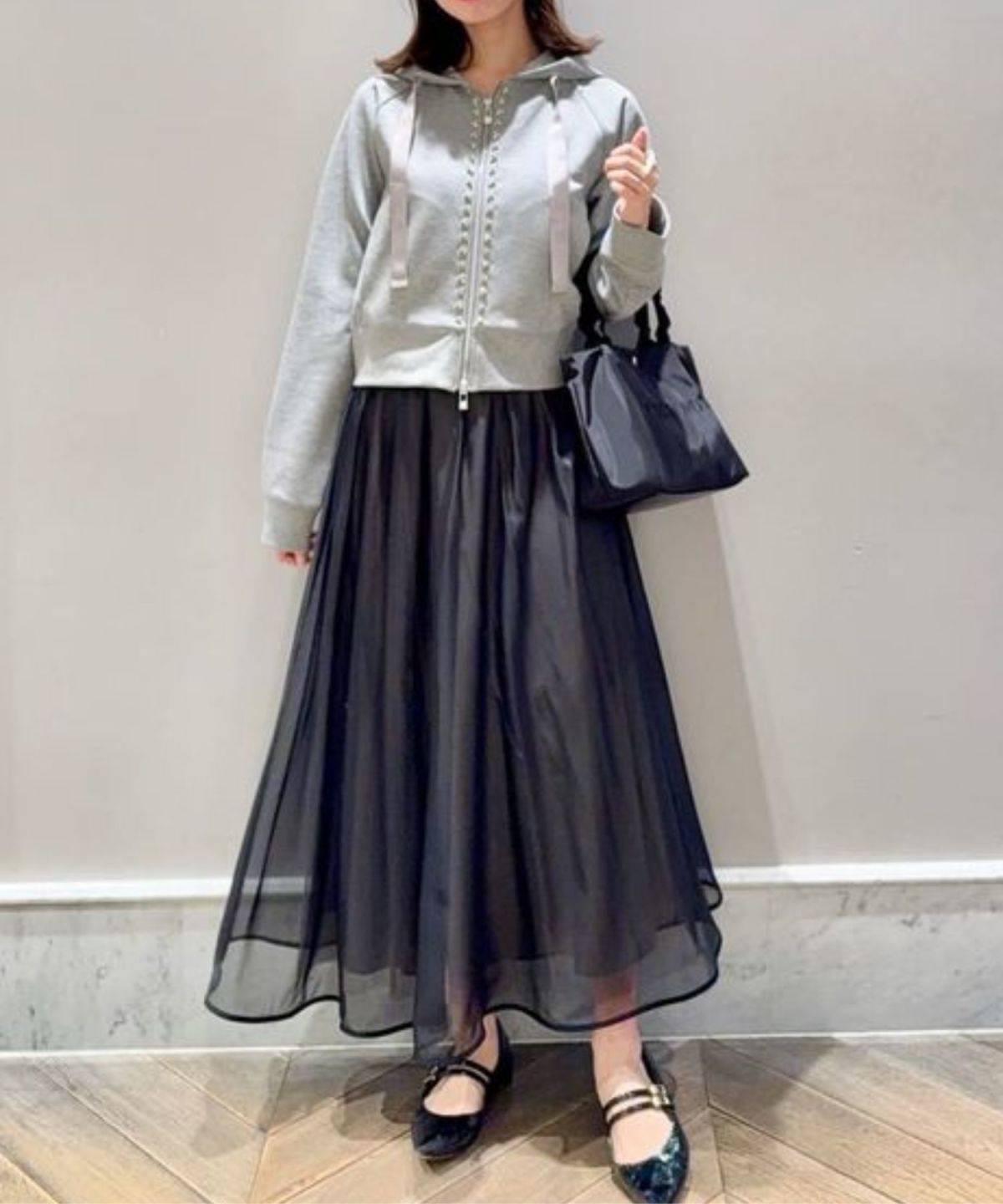 CELFORD 【UVカット】【洗える】フロントビシューフーディー