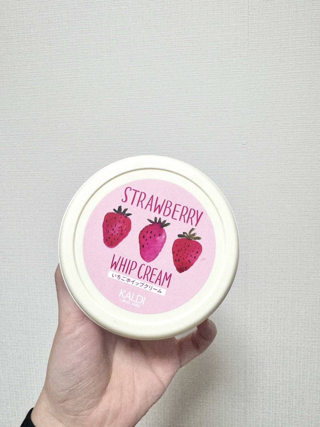 KALDIのいちごホイップクリーム