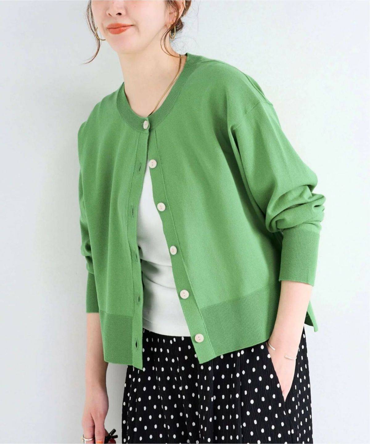 B.C STOCK ハイツイストクルーカーディガン