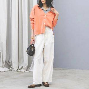 【GLOBAL WORK】季節の変わり目に頼れるカーディガン「着回し力抜群」「すっきり見える」