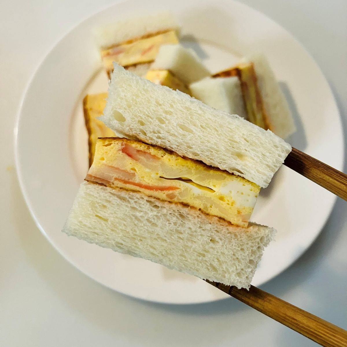 いちまさ公式の「カニかま玉子サンド」のレシピ