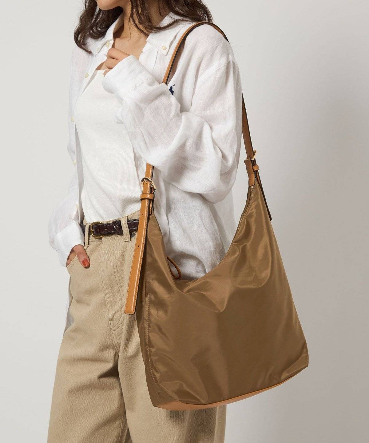 UNITED ARROWS green label relaxing ダブルバックル 2WAYショルダーバッグ