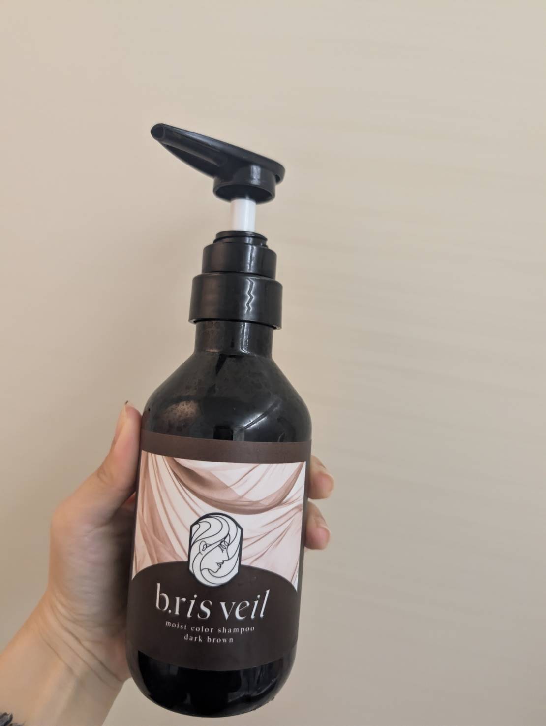 b.ris veil moist color shampoo dark brown