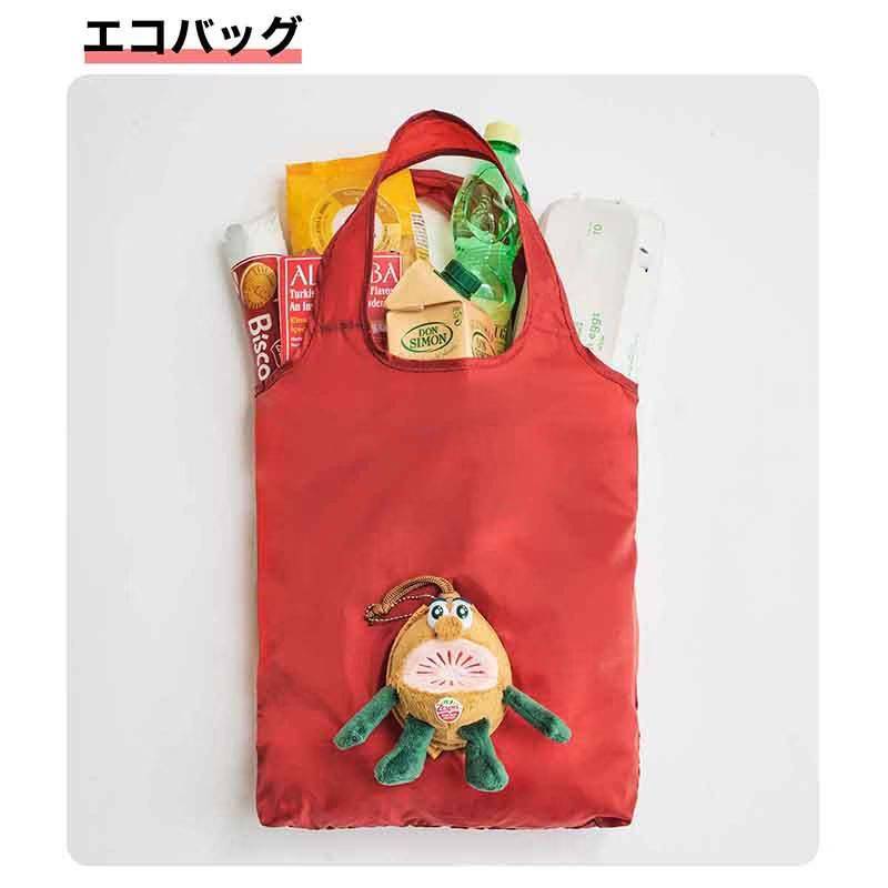 InRed 2026年7月号 ゼスプリ キウイブラザーズ レッドのぬいぐるみエコバッグ