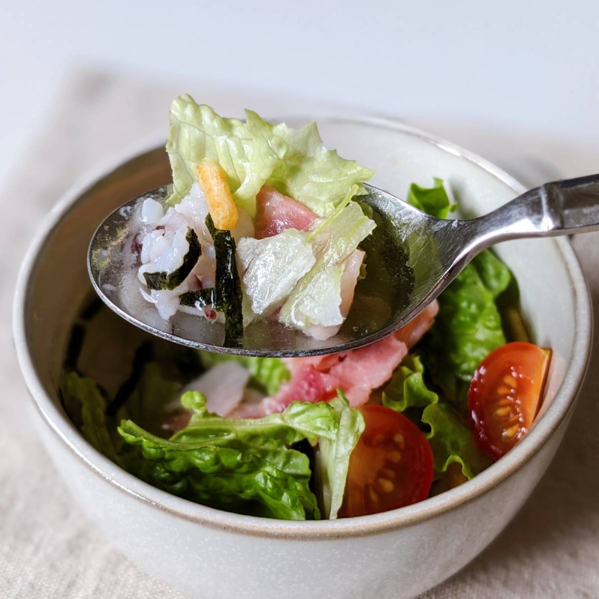 永谷園公式の「冷やしB.L.T.茶づけ」のレシピ