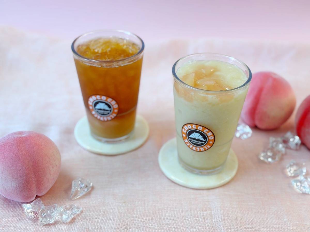 濃密ピーチスムージーと濃密ピーチティー