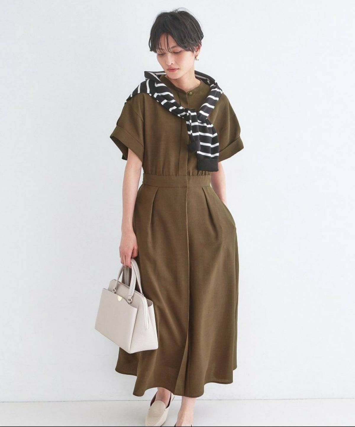 6月の沖縄コーデ ワンピース×カーディガン