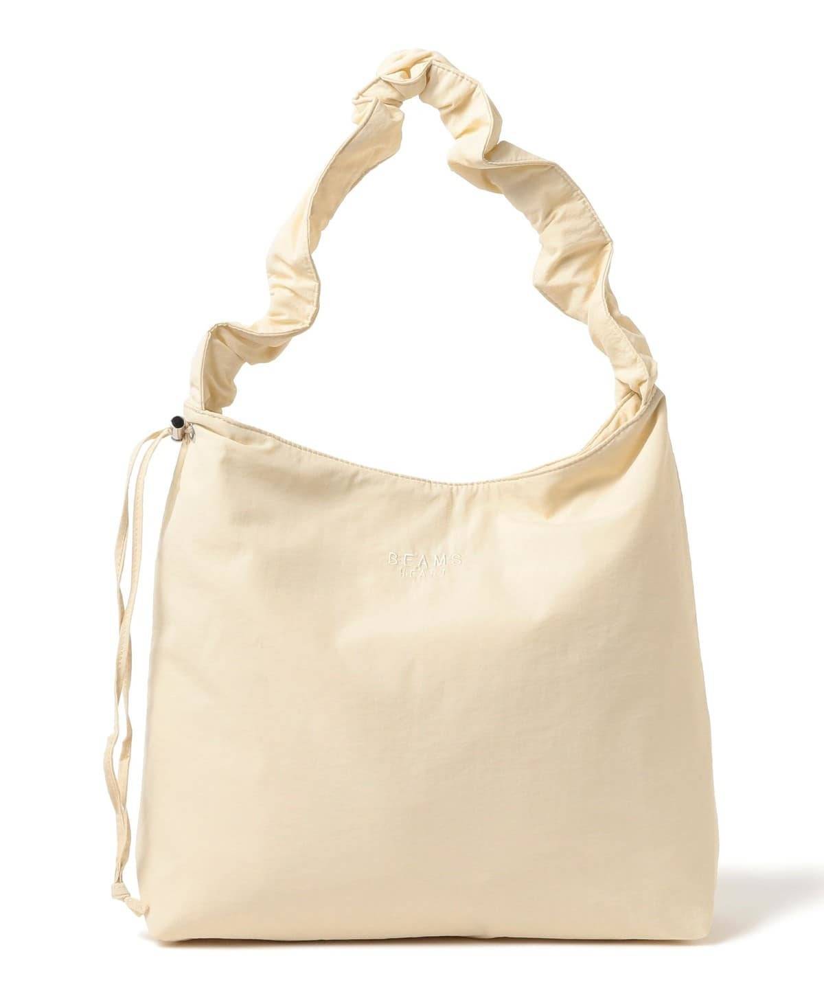 ギャザー ハンドル トートバッグ