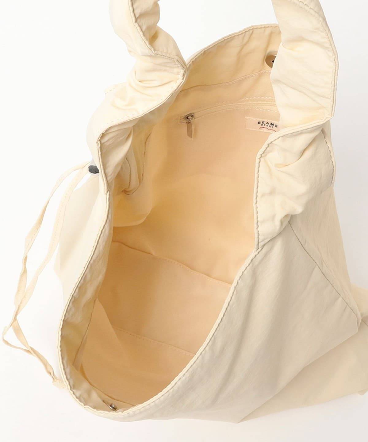 ギャザー ハンドル トートバッグ