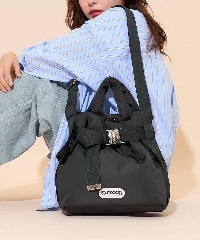 OUTDOOR PRODUCTS 別注ベルト付きパデッドトートバッグ