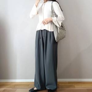 【2026年4月】こう着れば太って見えない！春のワイドパンツコーデ5選