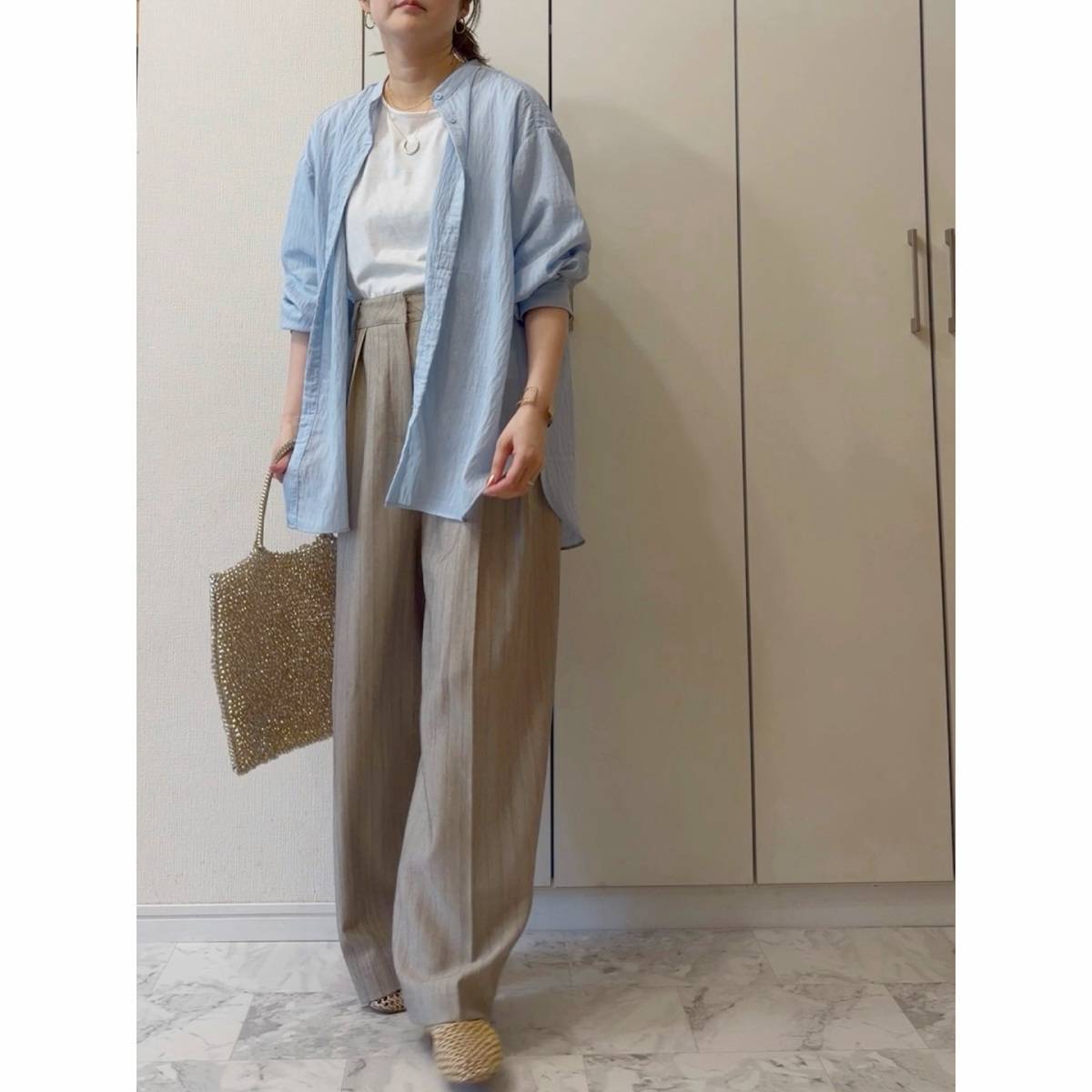 淡色カラーでまとめる♡