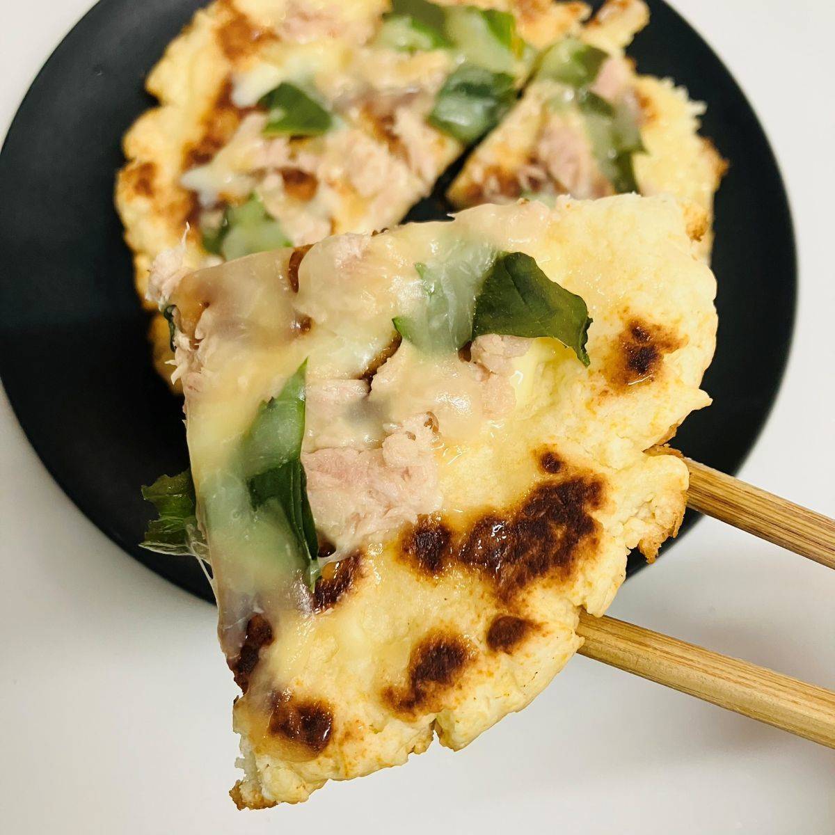 森永公式の「フライパンでクリスピーピザ」のレシピ