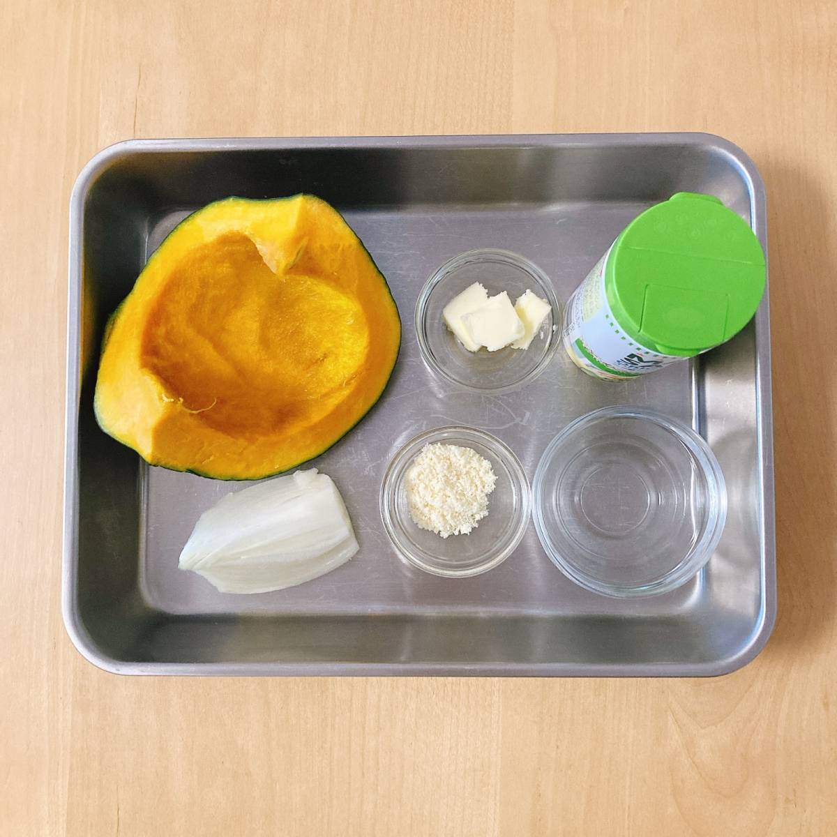 JAグループ公式の「かぼちゃのコッテリ炒め、チーズのせ」のレシピ