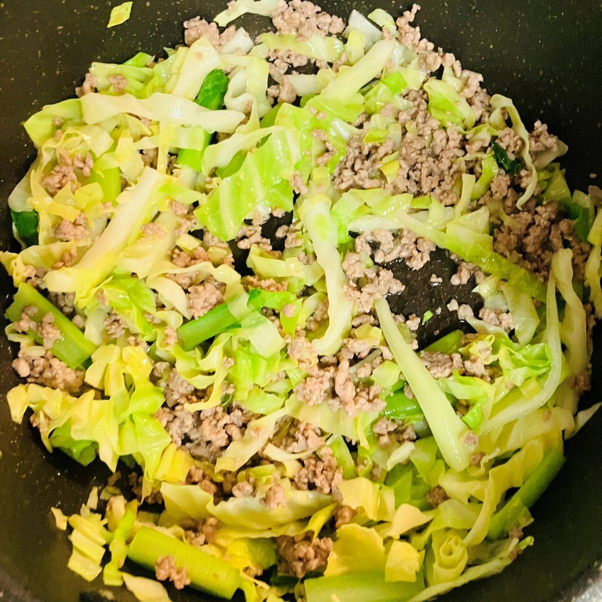 JAグループ公式の「☆キャベツとひき肉炒め☆味付けは塩こしょうだけ」のレシピ