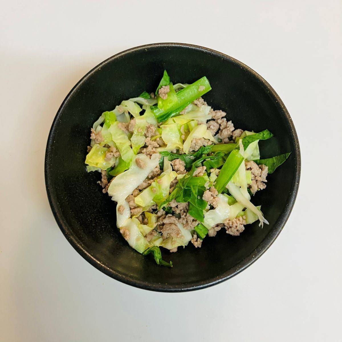 JAグループ公式の「☆キャベツとひき肉炒め☆味付けは塩こしょうだけ」のレシピ