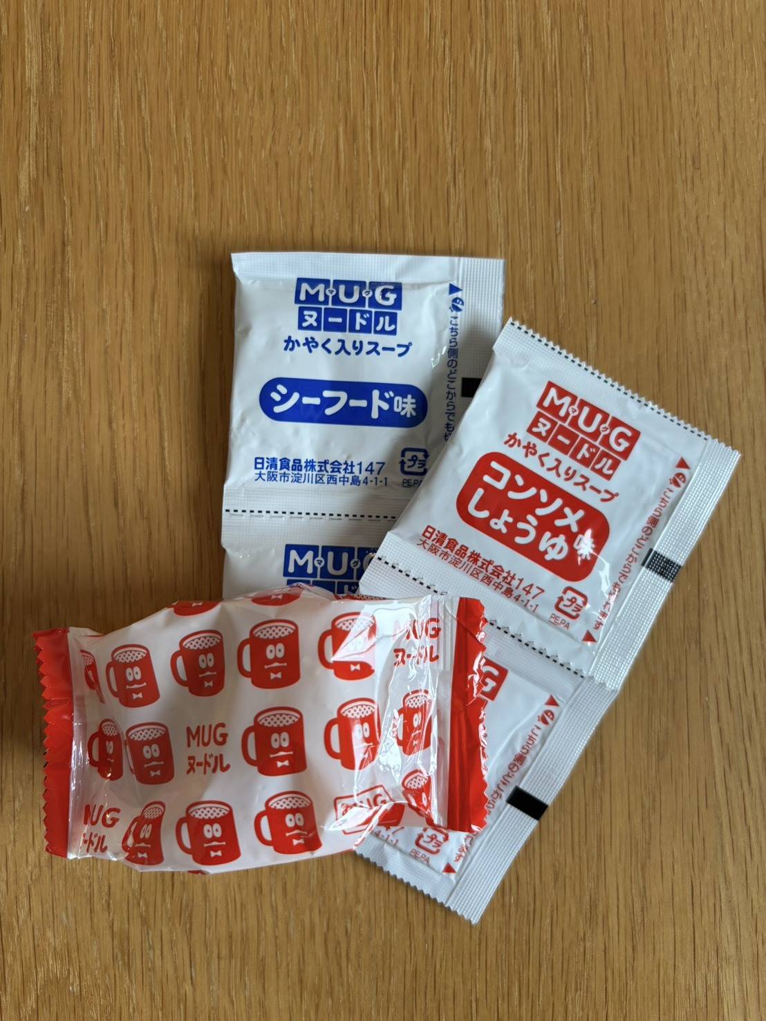 MUGヌードルの中身
