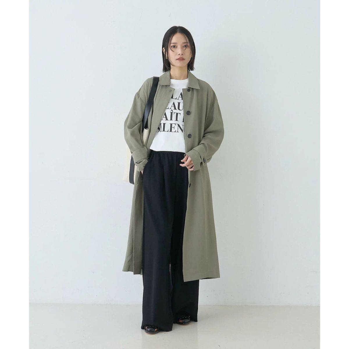 Rouge vif la cle ステンカラーロングコート