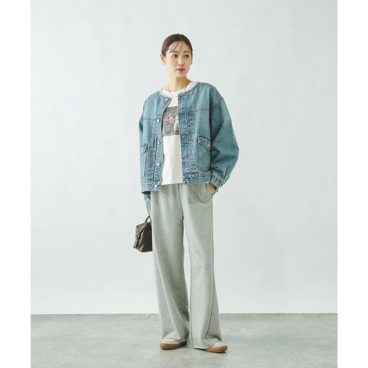  GLOBAL WORK リッチクリーンプリントロンT