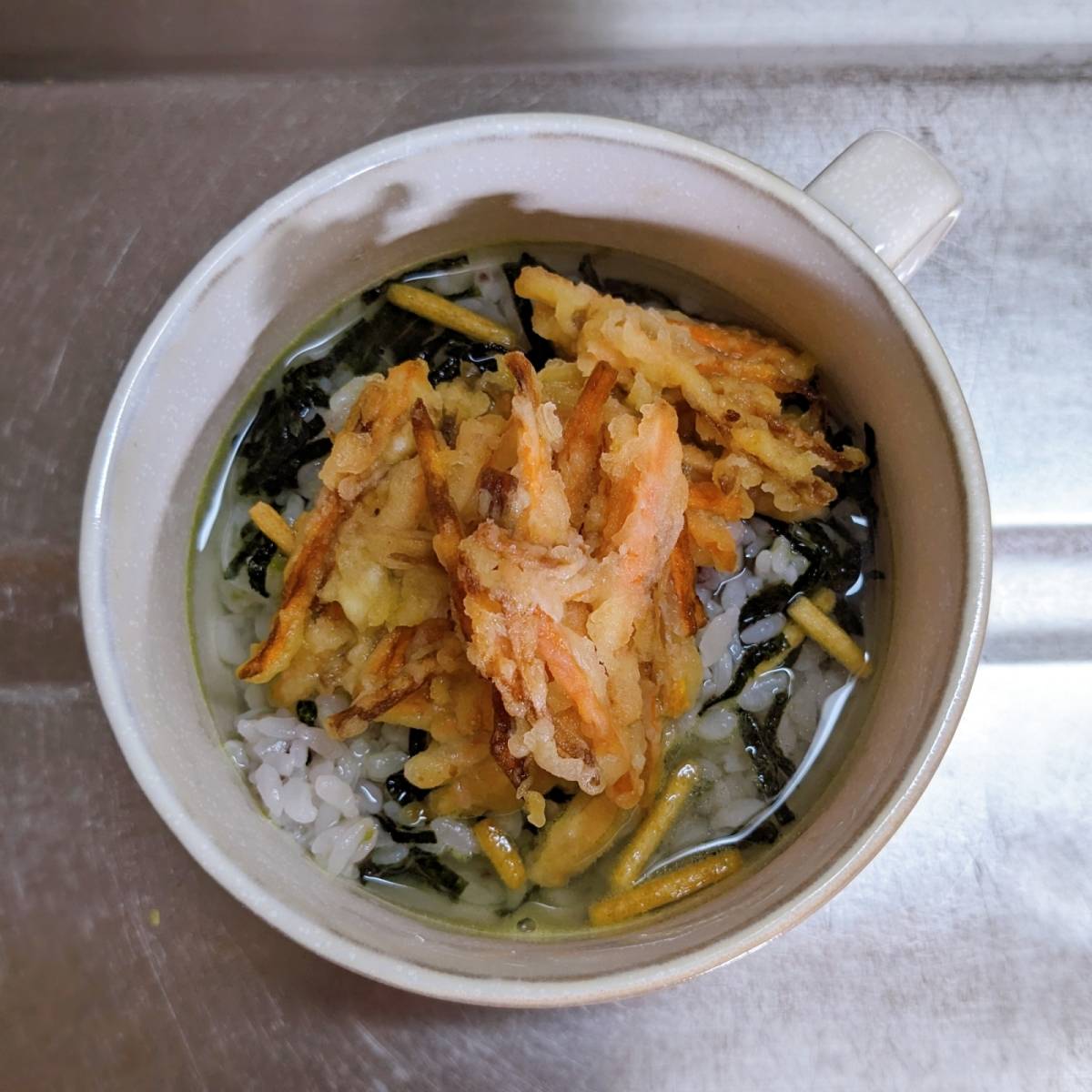 永谷園公式の「かき揚げ茶づけ」のレシピ