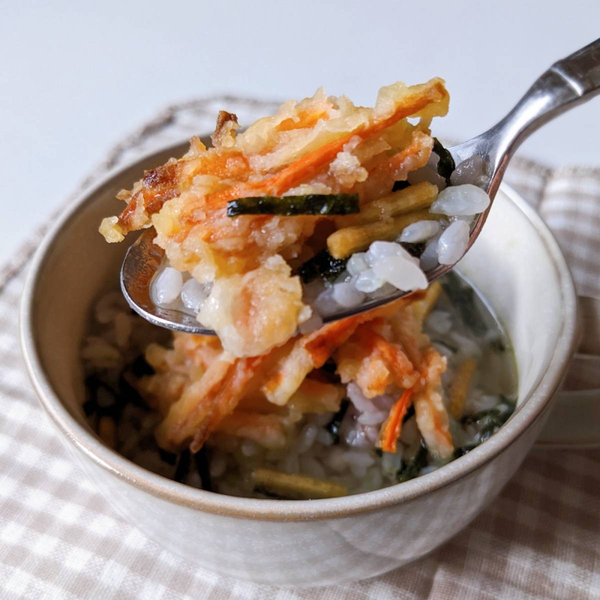 永谷園公式の「かき揚げ茶づけ」のレシピ