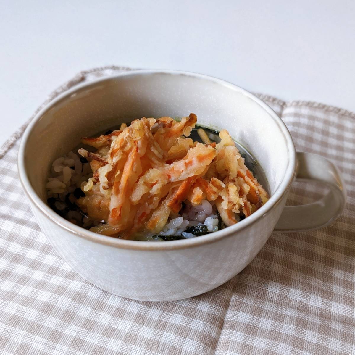 永谷園公式の「かき揚げ茶づけ」のレシピ