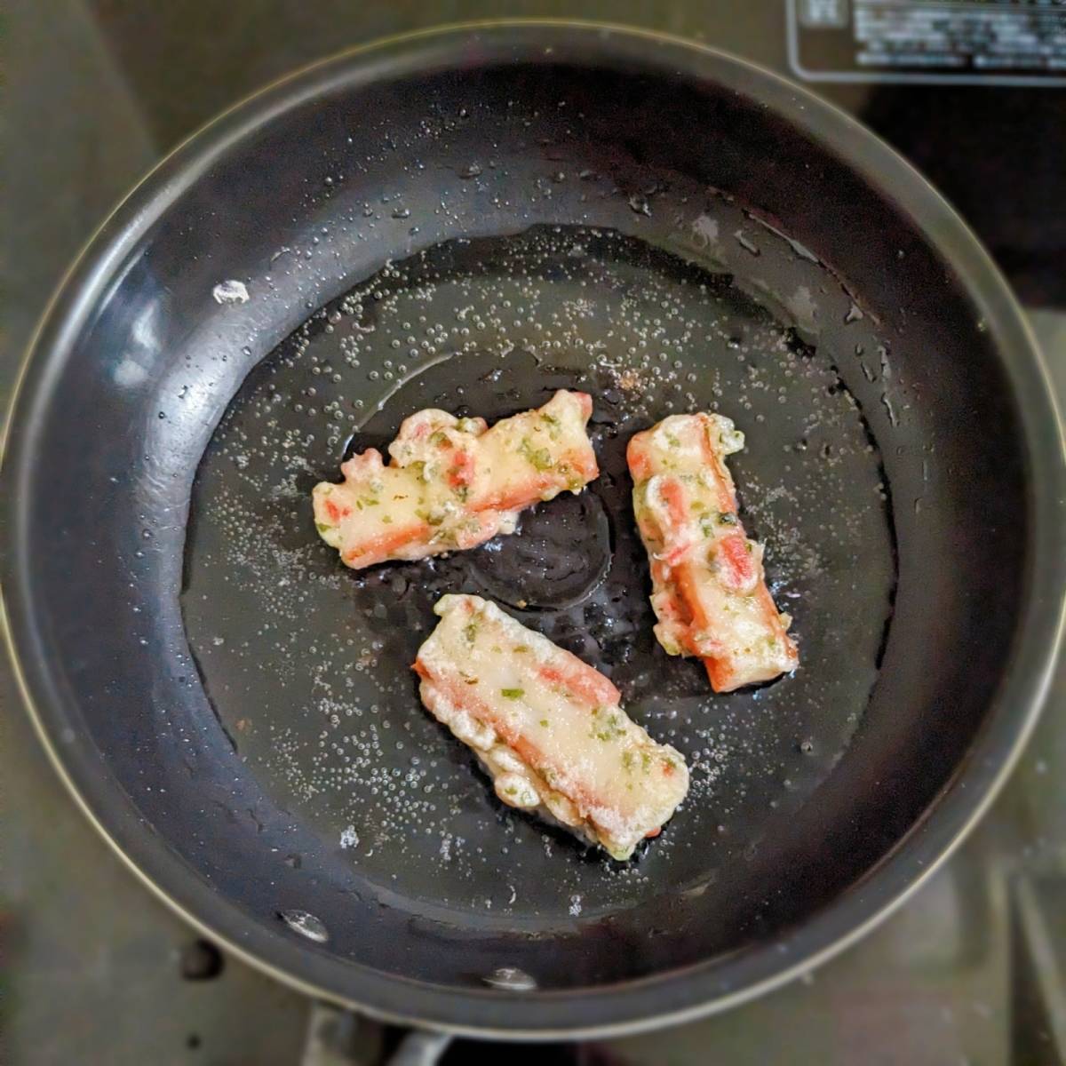 いちまさ公式の「カニかまの磯部揚げ紅生姜味」のレシピ