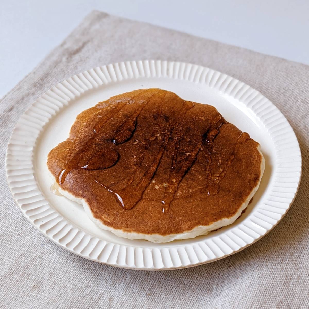 森永公式の「アーモンドミルクで！アーモンドホットケーキ」のレシピ