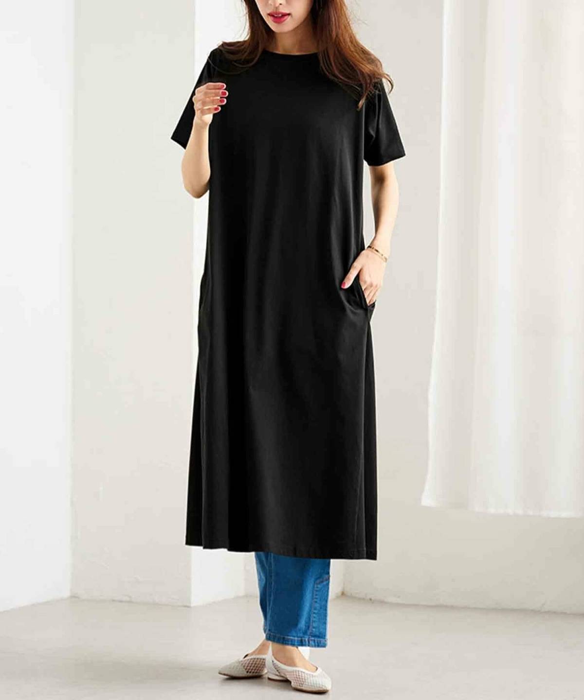 夏のラグビー観戦 女性の服装 ワンピース×レギンスコーデ
