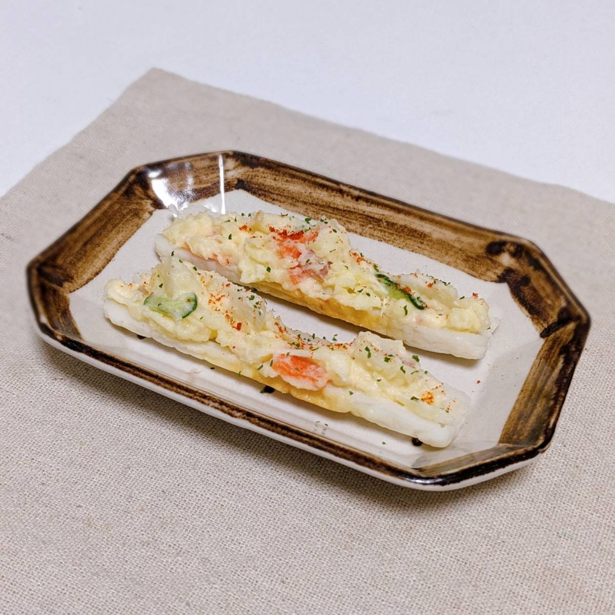紀文公式の「ちくわボード(ポテトサラダ)のレシピ」のレシピ