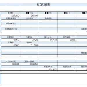  45歳営業職給与明細 