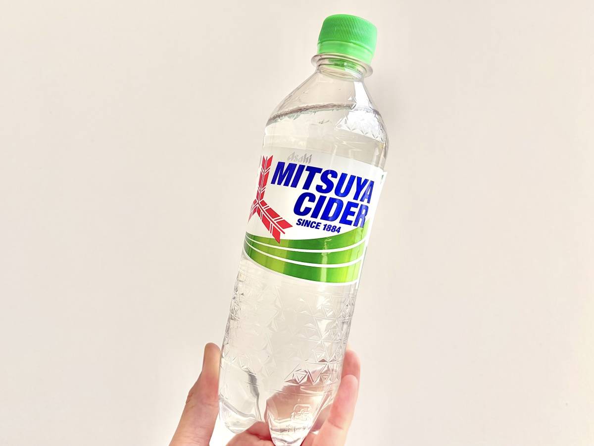 三ツ矢サイダーのペットボトル