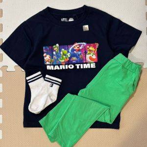 【ユニクロ】後ろ姿まで可愛い……！マリオデザインのTシャツ