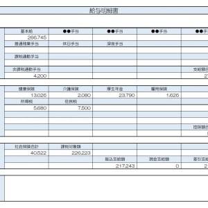  43歳経理給与明細 