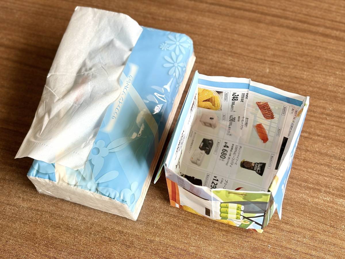 新聞紙 チラシ くずかご 大きさ