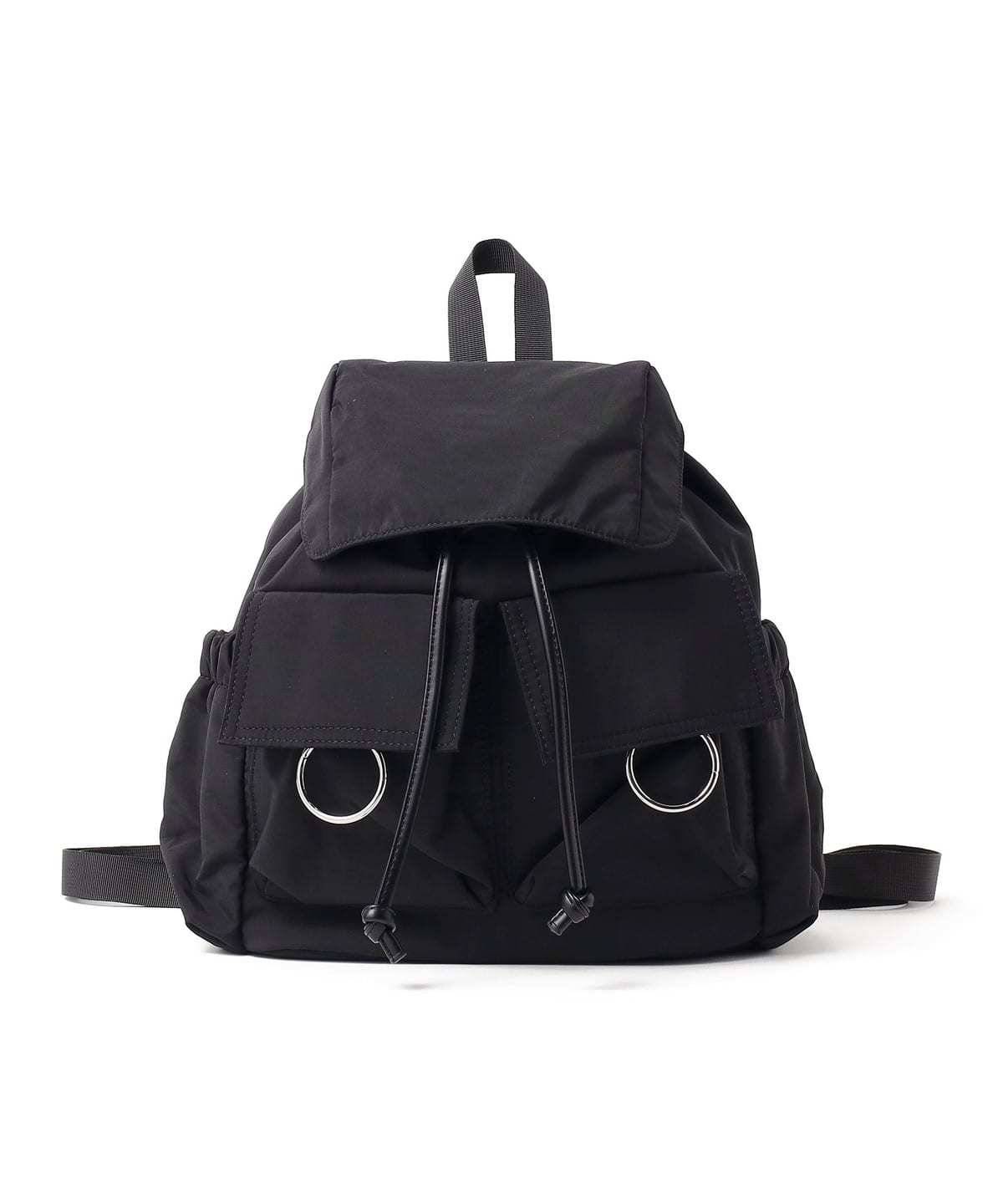 ダブルポケット 巾着 リュック
