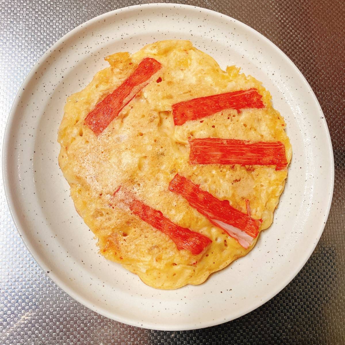 いちまさ公式の「カニかまチーズチヂミ」のレシピ