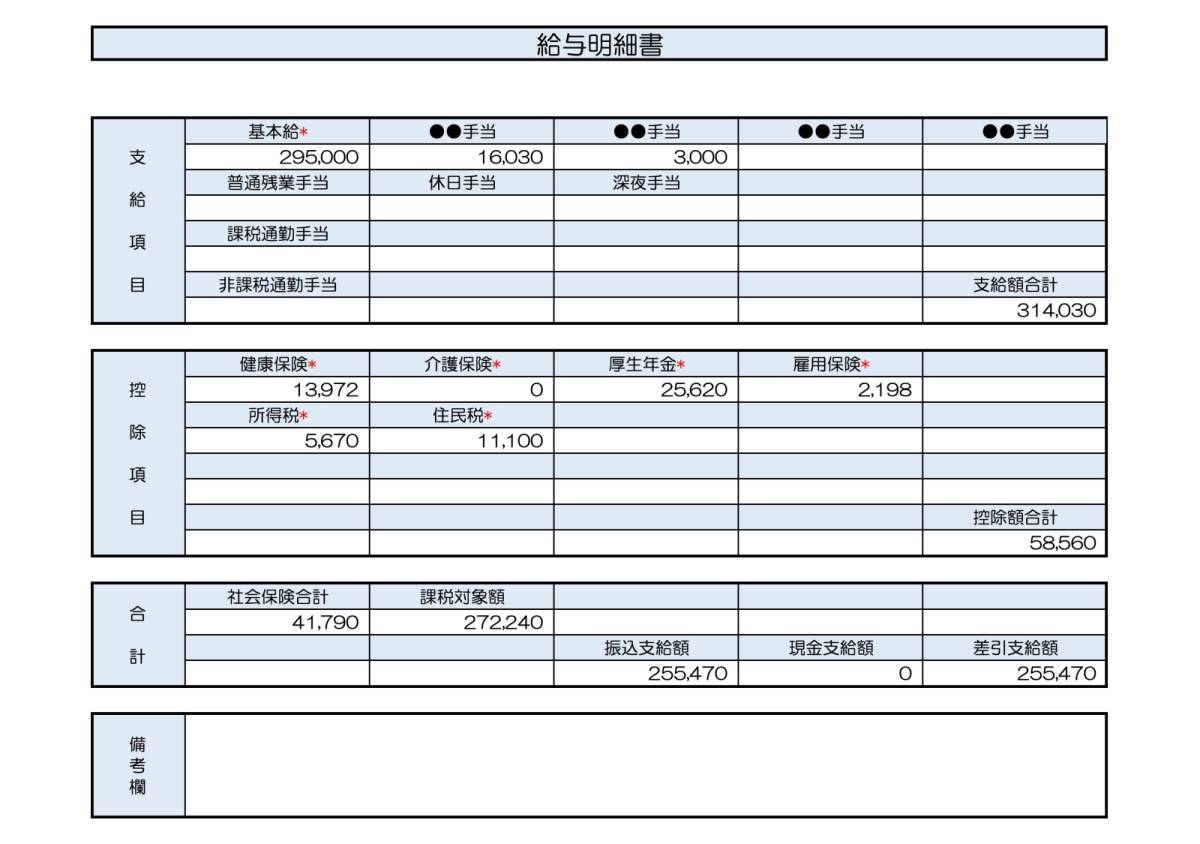 給与明細